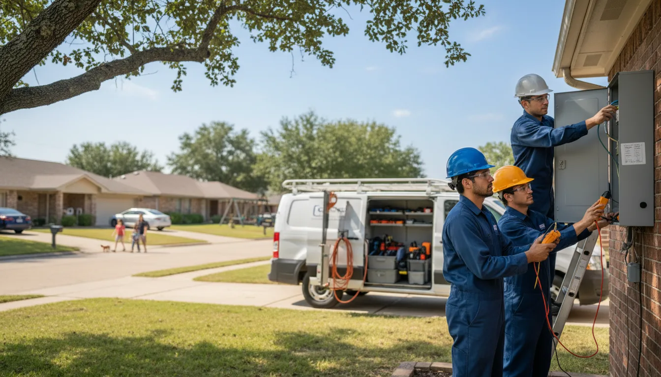 Certified electrician providing emergency electrical services in Foster, VA